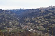 60 Panorama su S. Giovanni Bianco dalla Croce del Ronco Molinasco (1179 m)